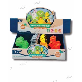 العاب بلاستك حيوانات (ستاند 12 قطعة) Plastic Animal Toys (Stand 12 Pcs) 