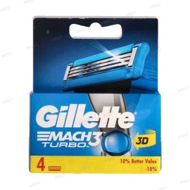 Gillette شفرات حلاقه 4 قطع ماك 3 